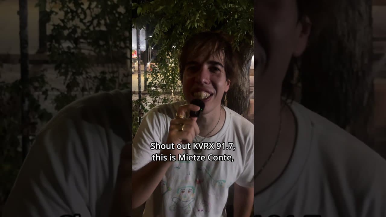 Rapidfire questions with Mietze Conte #kvrx #europop #levitation #mietzeconte