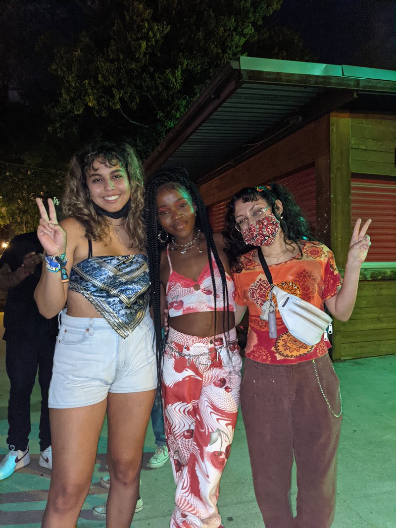 DJ Mariposa and DJ Hierba Malita with Tkay Maidza