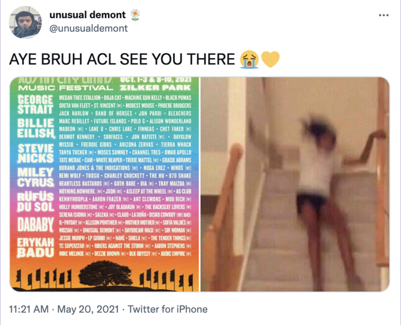 Unusual Demont's Tweet about ACL
