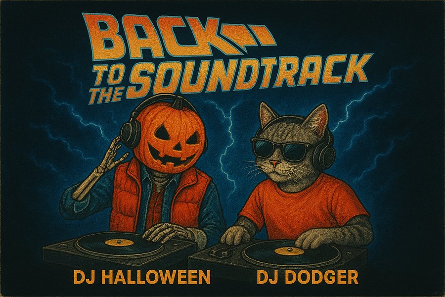 BACK TO THE SOUNDTRACK banner