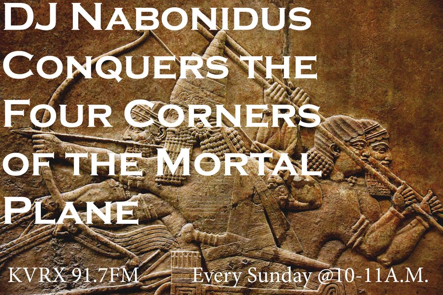 DJ Nabonidus Conquers the Four Corners of the Mortal Plane banner