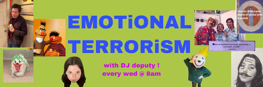 EMOTiONAL TERRORiSM banner
