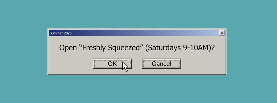 Freshly Squeezed banner
