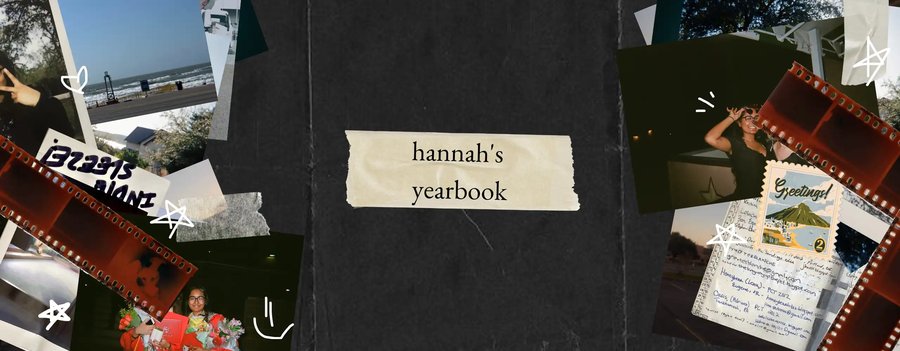 hannah's yearbook banner