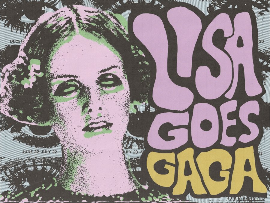 LISA GOES GAGA banner