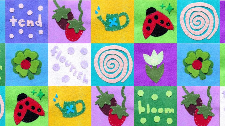 tend, flourish, and bloom! banner