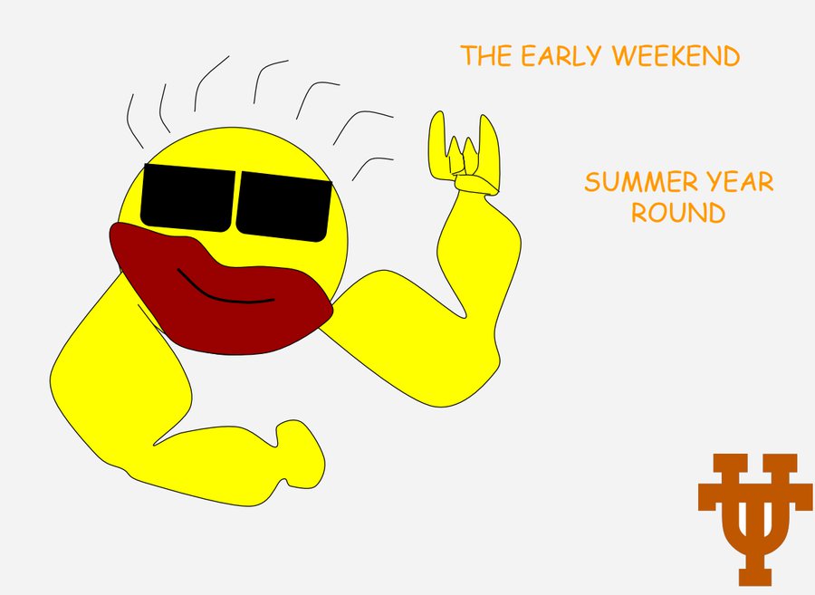 The Early Weekend / Summer Year Round banner