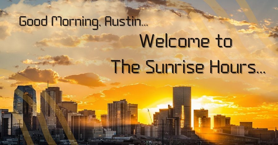 The Sunrise Hours banner