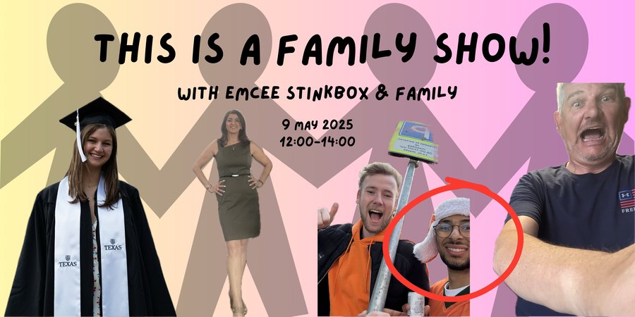 this is a family show! banner