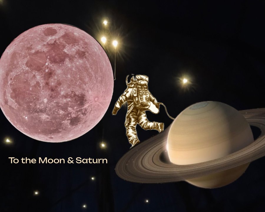 TO THE MOON & SATURN banner